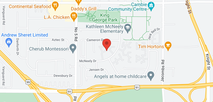 map of 9 12331 MCNEELY DRIVE